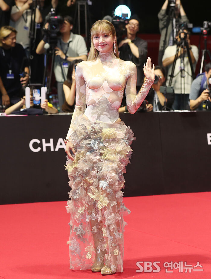 LISA at the 30th Busan International Film Festival Red Carpet