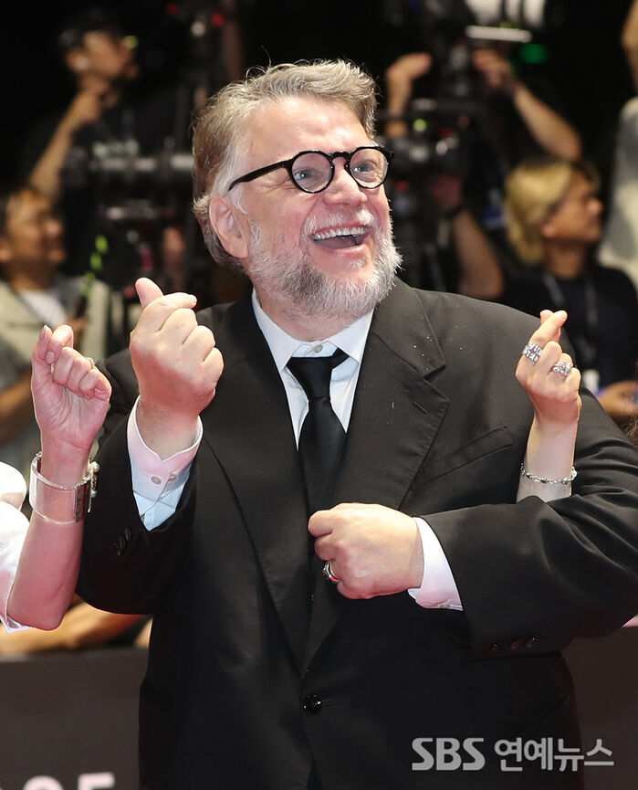 Guillermo del Toro Hits the Busan International Film Festival Opening Night Red Carpet