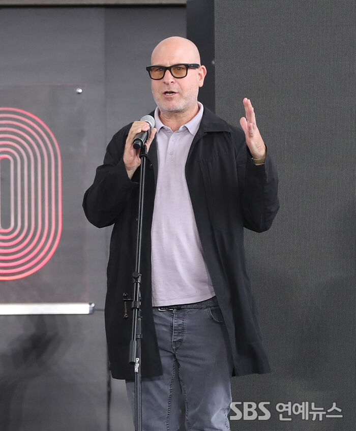 Adrian Grunberg Greets Fans at the 'Protector' Event