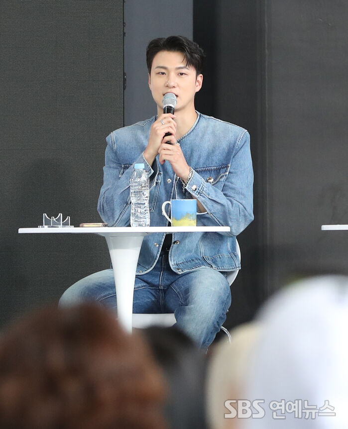 Shin Seung-ho at the BIFF Open Talk for 'Jjang-gu'