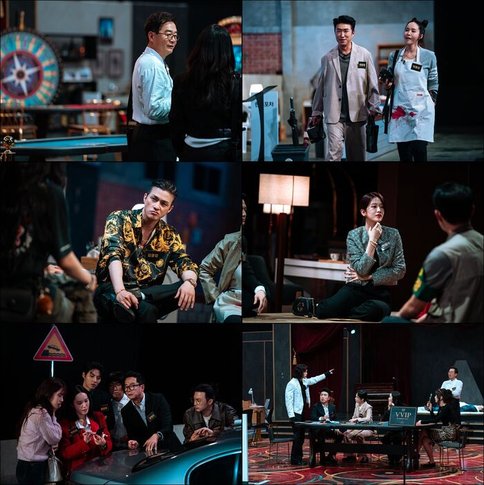 Crime Scene Zero cast in character