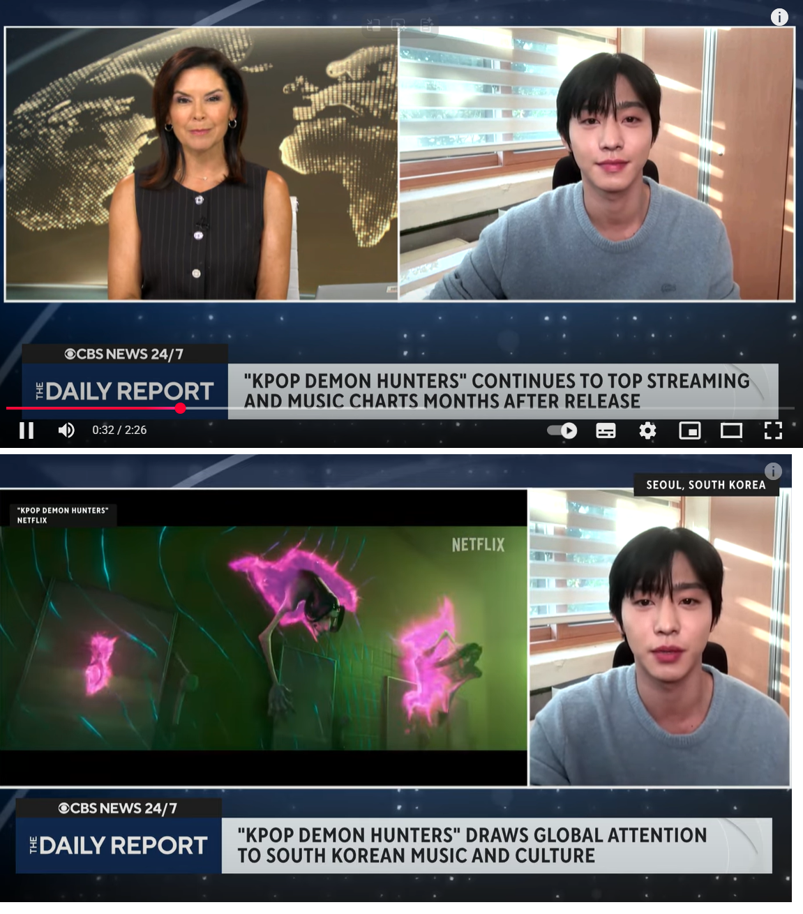 '미 CBS와 인터뷰' 안효섭, 유창한 영어로  진우에게 영혼 돌려줬으면 