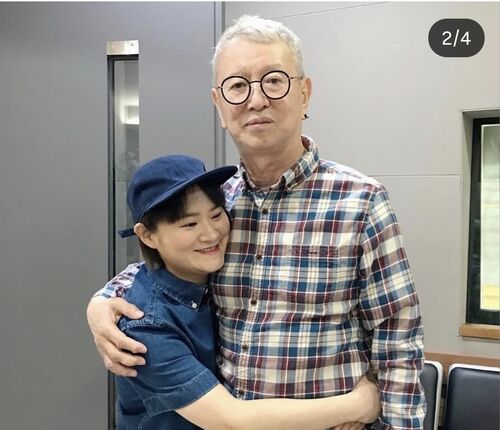 고(故) 전유성 임종 지킨 김신영 "바로 달려가서 일주일 공백, 덕분에 도리 했다"