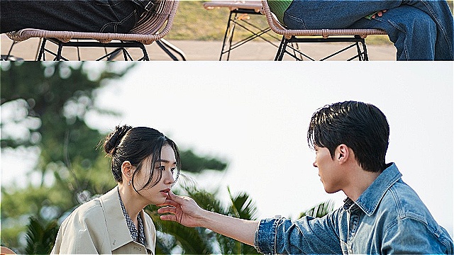 Jang Ki-yong Caresses Ahn Eun-jin's Smile: Flirty First Look at 'Dynamic Kiss'