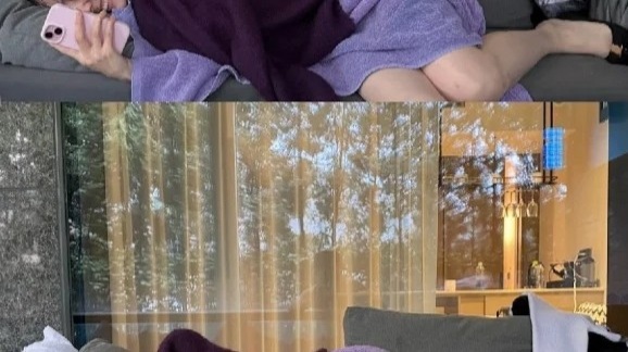 박지현, 수영장 사진 '럽스타그램' 의혹 일축…"지인 부부와 여행" 해명