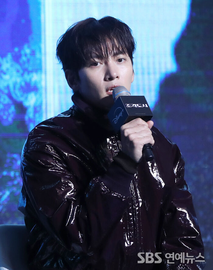 Ji Chang-wook at the Disney+ 'Jogakdosi' press conference in Seoul