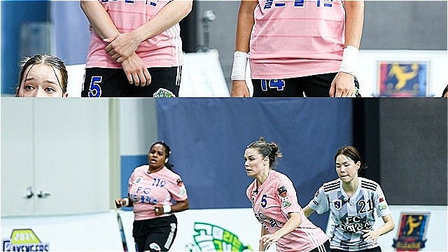 "골문 뚫어보고 싶어"…'골때녀' 월클 제이, 구척장신 골키퍼 허경희에 도전장