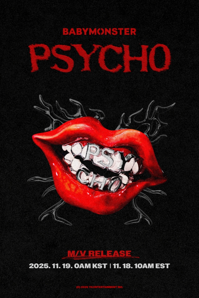 YG Sets <!HS>BABYMONSTER<!HE>'s 'PSYCHO' Music Video for November 19