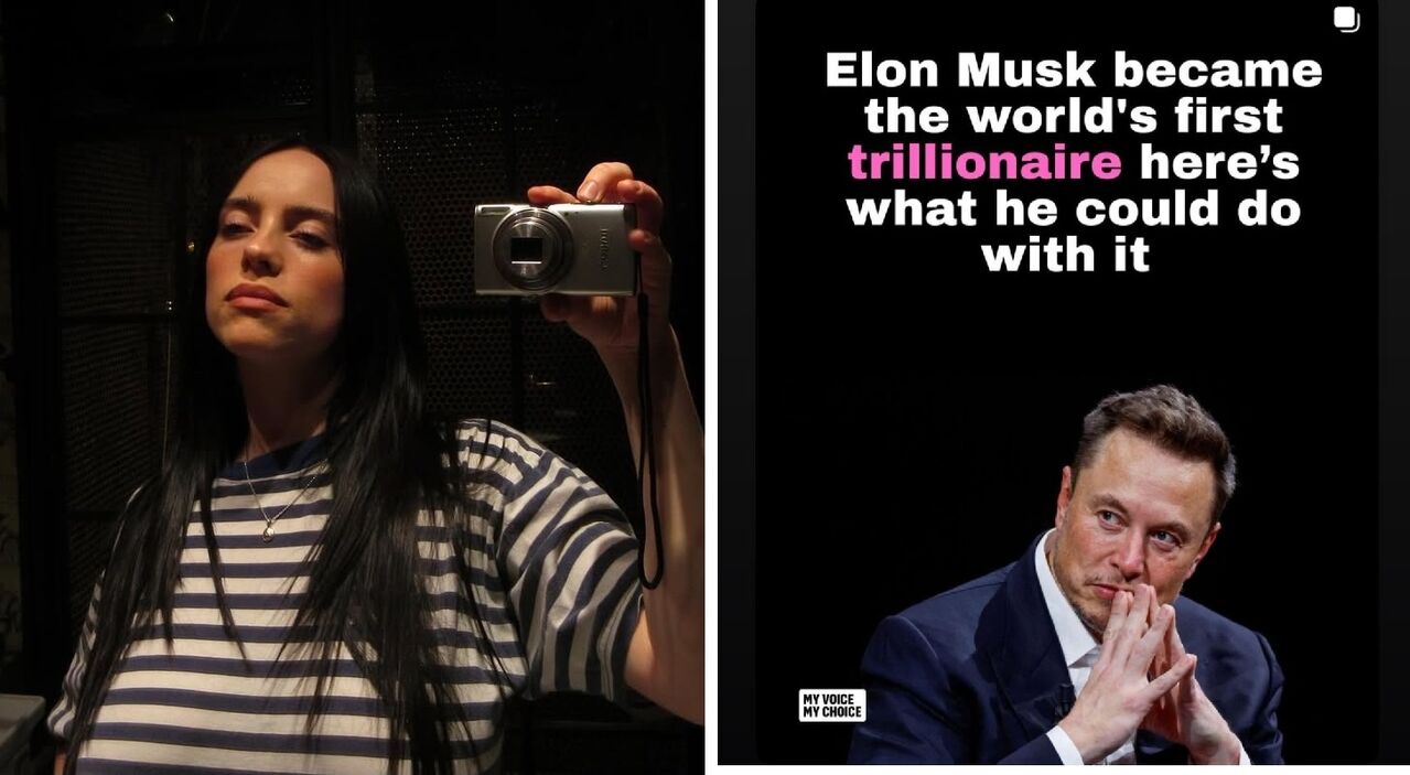 '161억 기부' 23살 빌리 아일리시 "일론 머스크=한심한 겁쟁이" 공개 저격