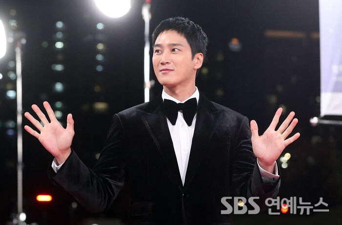 Ahn Bo-hyun, Blue Dragon Best New Actor, Shines on the Red Carpet