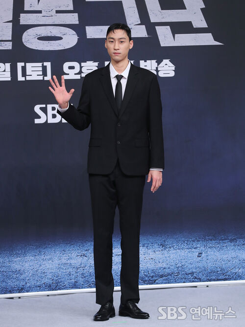 Model at SBS's 'Hot-Blooded Basketball Team' Press Event