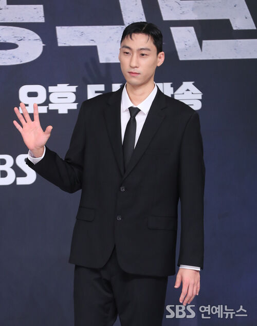 Model at SBS's 'Hot-Blooded Basketball Team' Press Event