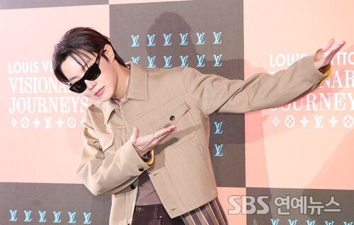 BTS' j-hope Works the Photocall in Seoul