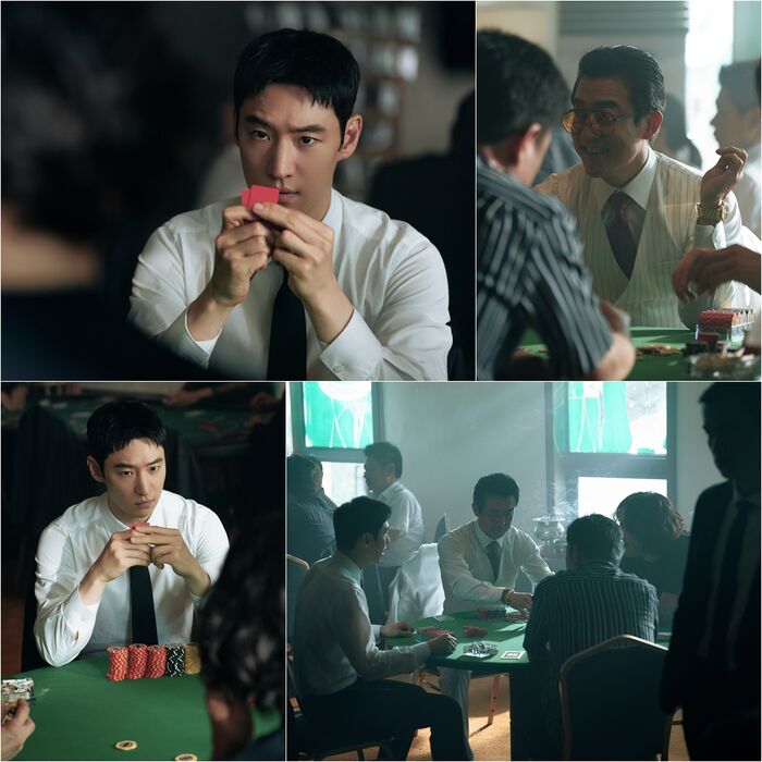 'Taxi Driver 3' Lee Je-hoon Turns Card Shark, Teams with Jang Hyuk-jin to Take Over a High-Stakes Table