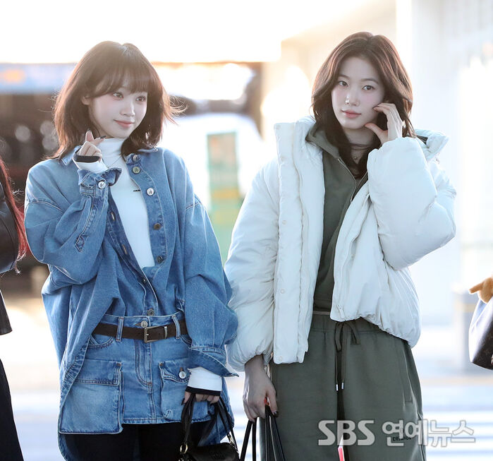 Kim Chaewon and Kazuha