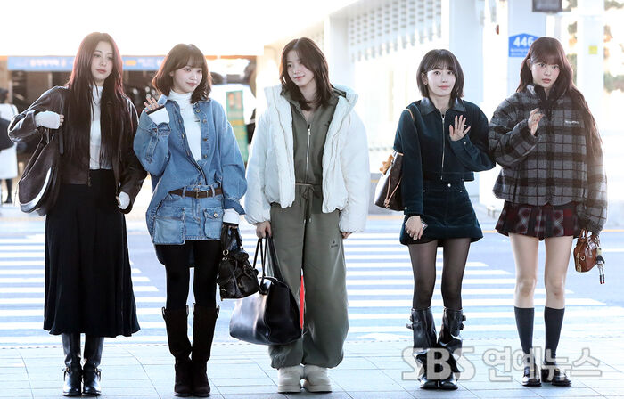 LE SSERAFIM at Incheon International Airport