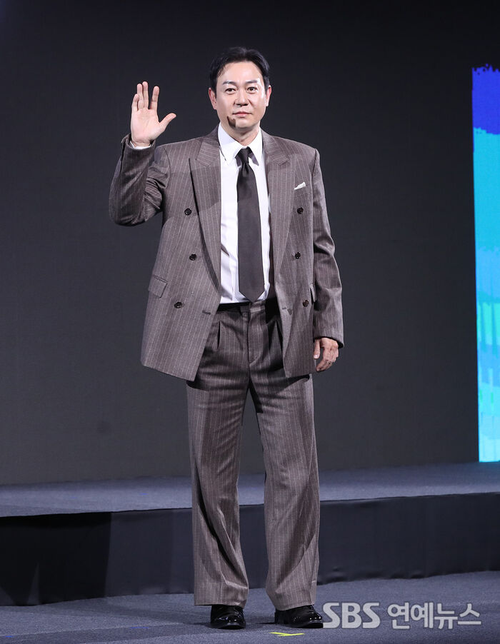 Park Yong-woo attends the Made in Korea press event in Gangnam