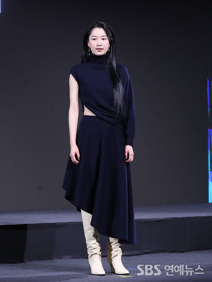 Won Ji-an at the 'Made in Korea' Press Conference in Seoul