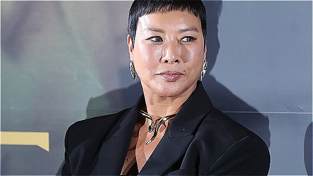 [E포토] 정영주, '파격 삭발 연기 기대하세요'