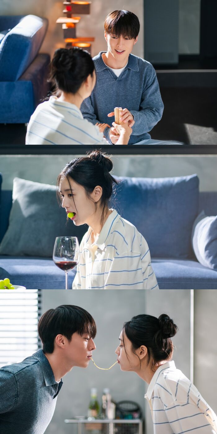 Jang Ki-yong and Ahn Eun-jin in Kiss for No Reason