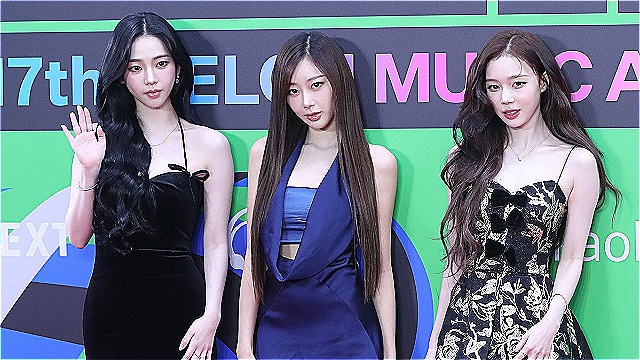 [E포토] 에스파, '오늘은 닝닝 없이 3인으로'