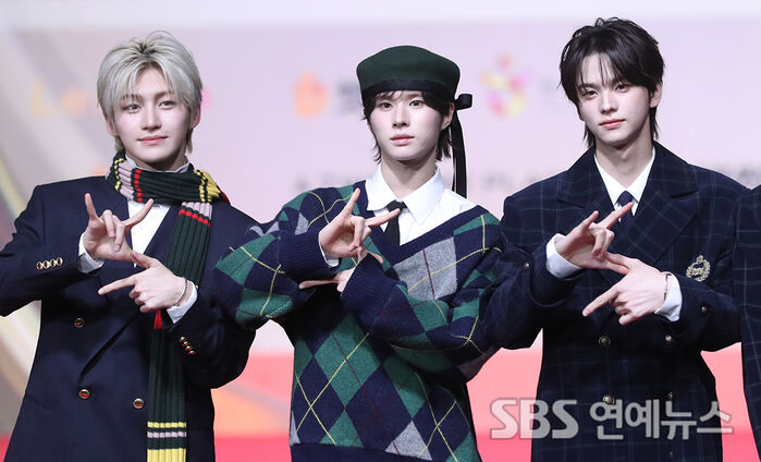 TWS at the 2025 SBS Music Awards Red Carpet