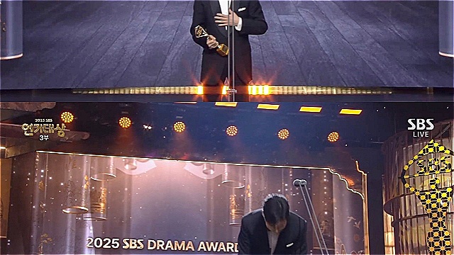 'SBS연기대상' 이제훈, "내가 포기하지 않고 최선 다할 수 있던 이유는"&hellip;2번째 대상 수상