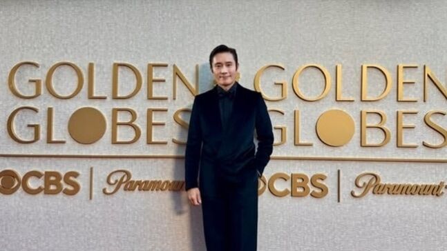 Lee Byung-hun with the KPop Demon Hunters team