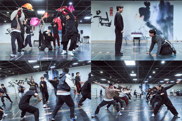 Ensemble Choreography Blending Korean Aesthetics and Modern Dynamism