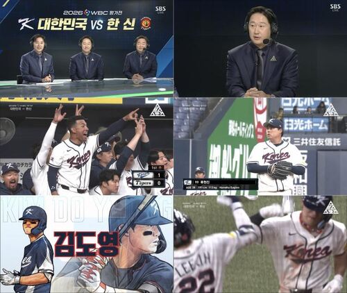 이대호X이순철X정우영, 이번에도 통했다&hellip;SBS WBC 중계, 가구&middot;2049&middot;시청자 수까지 싹쓸이 1위