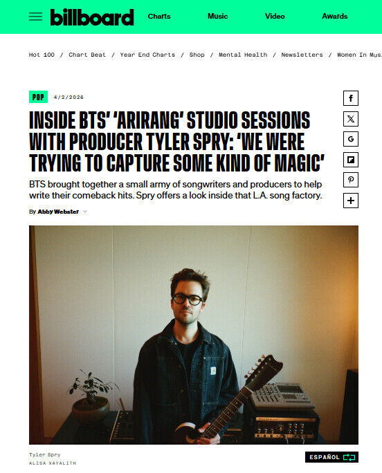 Producer Behind BTS' Fifth Album Praises the Members: "Incredible Humans Before Artists"