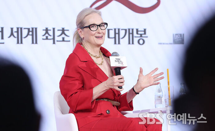 Meryl Streep Attends 'The Devil Wears Prada 2' Press Q&A in Seoul