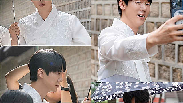 '신이랑' 유연석, 또 파격 빙의…여자 한복 입고 단아한 자태