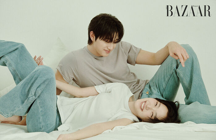 ‘Yumi’s Last Man’ Shin Soon-rok: Kim Go-eun and Kim Jae-won Capture Spring Sparks in Couple Editorial