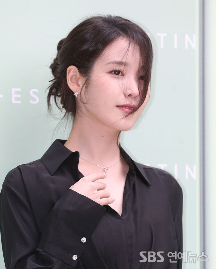 IU Radiates Spring Vibes at Jewelry Brand Event