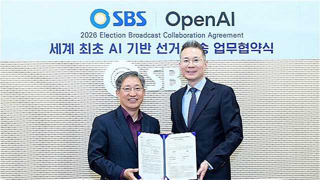 SBS, 오픈AI와 손잡았다&hellip;사상 최초 '실시간 AI 선거방송' 협약