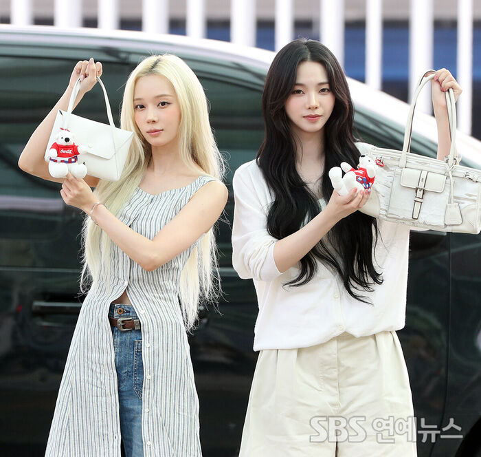 Winter and Karina (Photo=Getty Images Korea)
