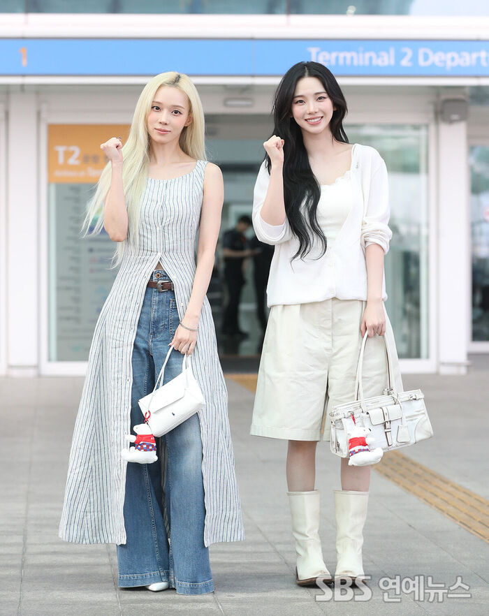 Winter and Karina (Photo=Getty Images Korea)