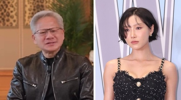 젠슨황 '팬심 고백' 받은 화사의 반응은? "AI로 만든 영상인줄, 실감 안나"