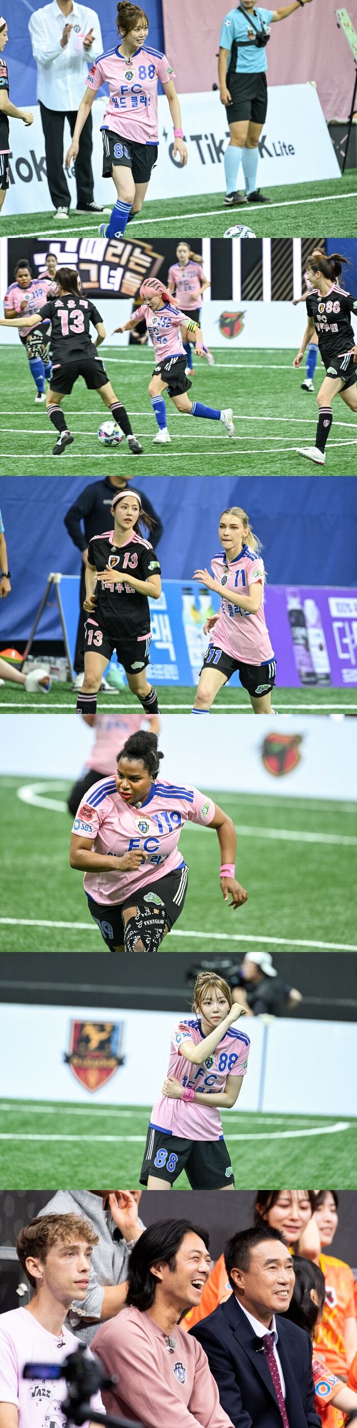 German Model Stefanie Michova Joins FC World Class on 'Kick a Goal'; Rapper Beenzino Makes Rare Variety Show Appearance to Support Wife