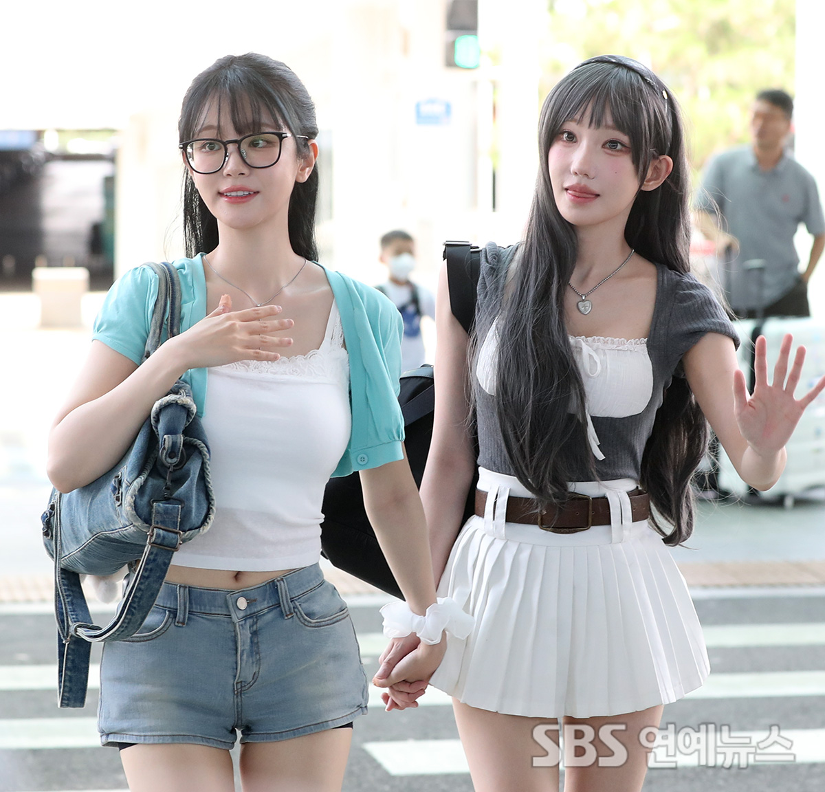 QWER Chodan and Magenta (Photo=Getty Images Korea)