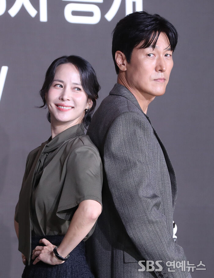 Cho Yeo-jeong and Kim Jaechul at 'The Affair was Just the Beginning' Press Conference