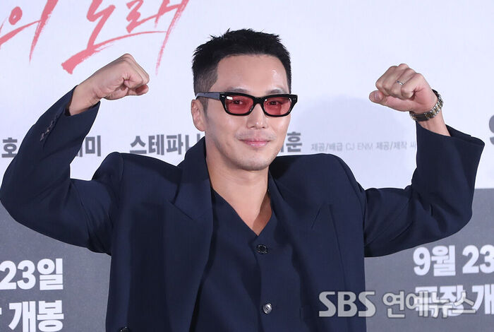 Actor Byun Yohan at the Press Conference for 'Tazza: The Song of Beelzebub'
