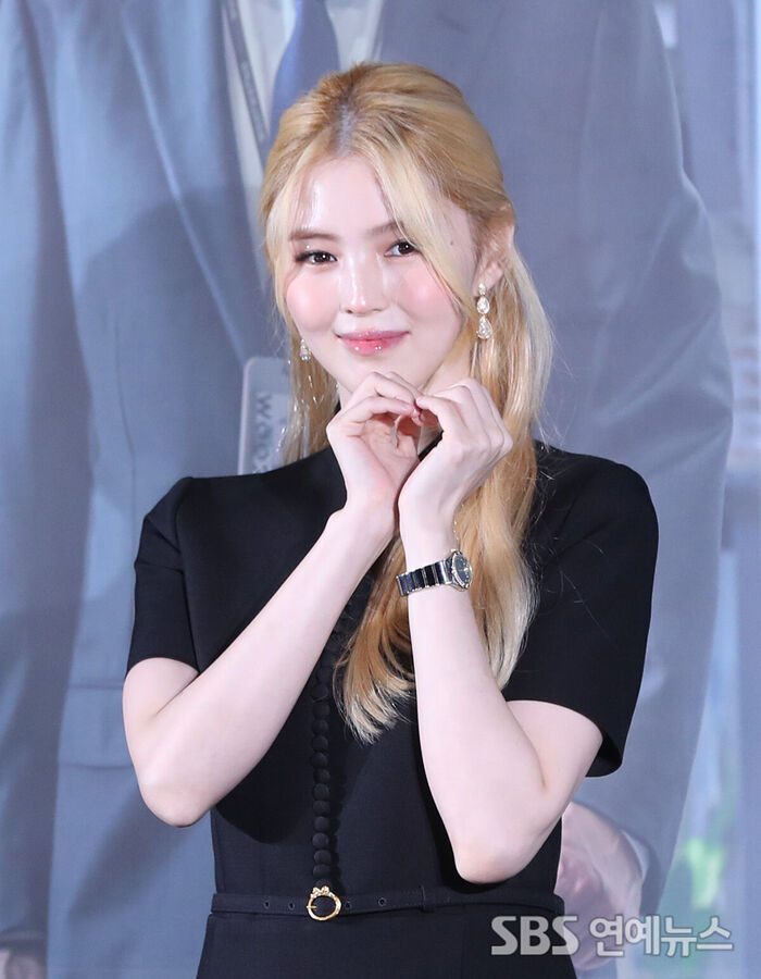 Han So-hee's Lovely Heart at 'The Intern' Press Conference