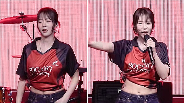 카라 한승연, 목 디스크에도 투혼의 라이브 무대...팬들 "치료 받고 낫길"