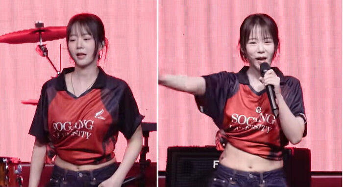 KARA Han Seungyeon Powers Through Live University Festival Performance Despite Neck Disc Treatment