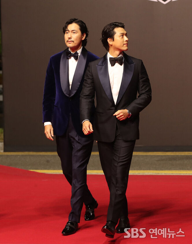 Hyun Bin and Jung Woo-sung (Photo = Getty Images Korea)