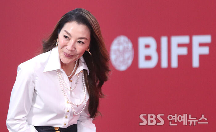 Actor Michelle Yeoh Graces the 31st Busan International Film Festival for 'My Grandma Is the Cube King'