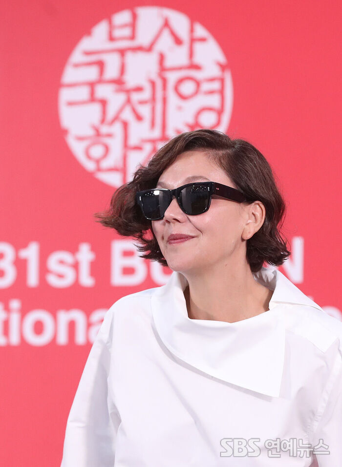 Maggie Gyllenhaal Attends the 31st Busan International Film Festival Press Conference