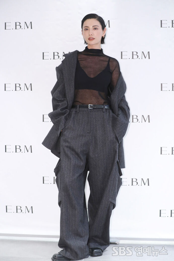 Nana Rocks Oversized and Sheer Fashion at Department Store Event